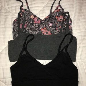 3 Strappy Bralettes